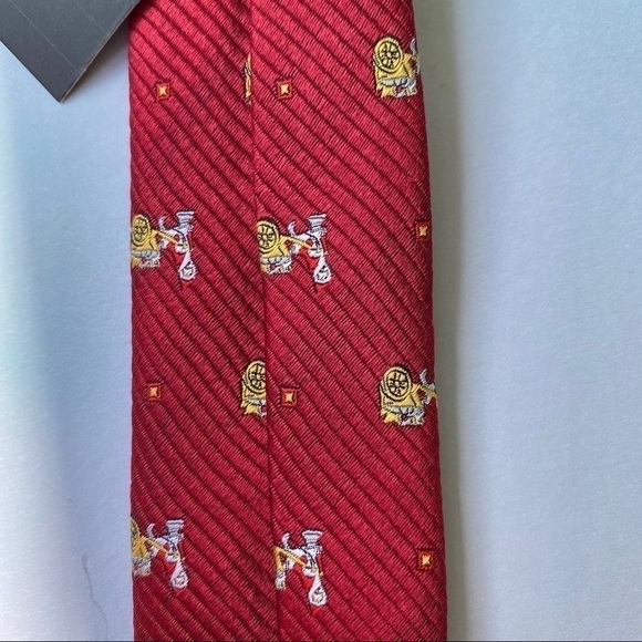 BOCARA handmade 100% silk tie Gift for firefighter NWT
C - Picture 4 of 7